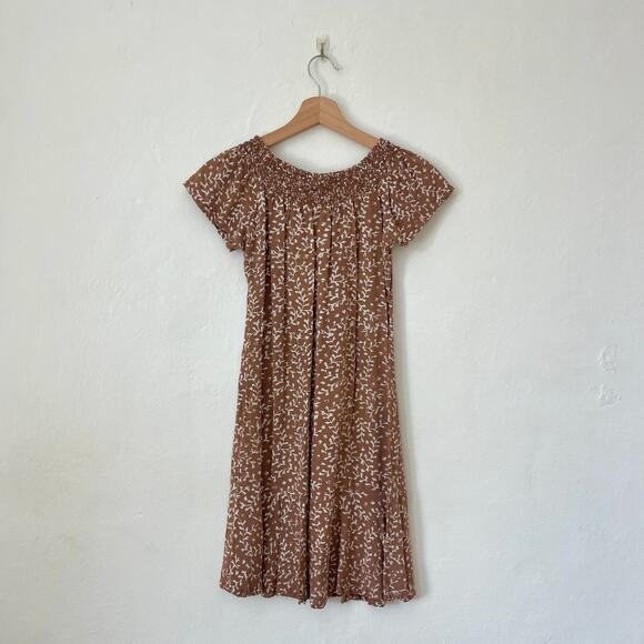 Vintage – Go Fish Floral Printed Off-the-Shoulder Mini Dress - Picture 2 of 8